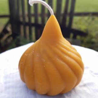 Bougie goutte torsadée