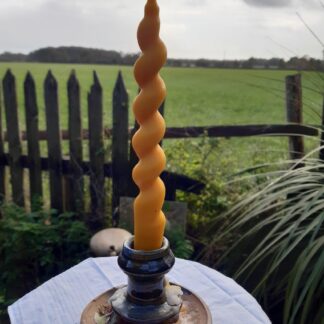 Bougie chandelle grosses torsades
