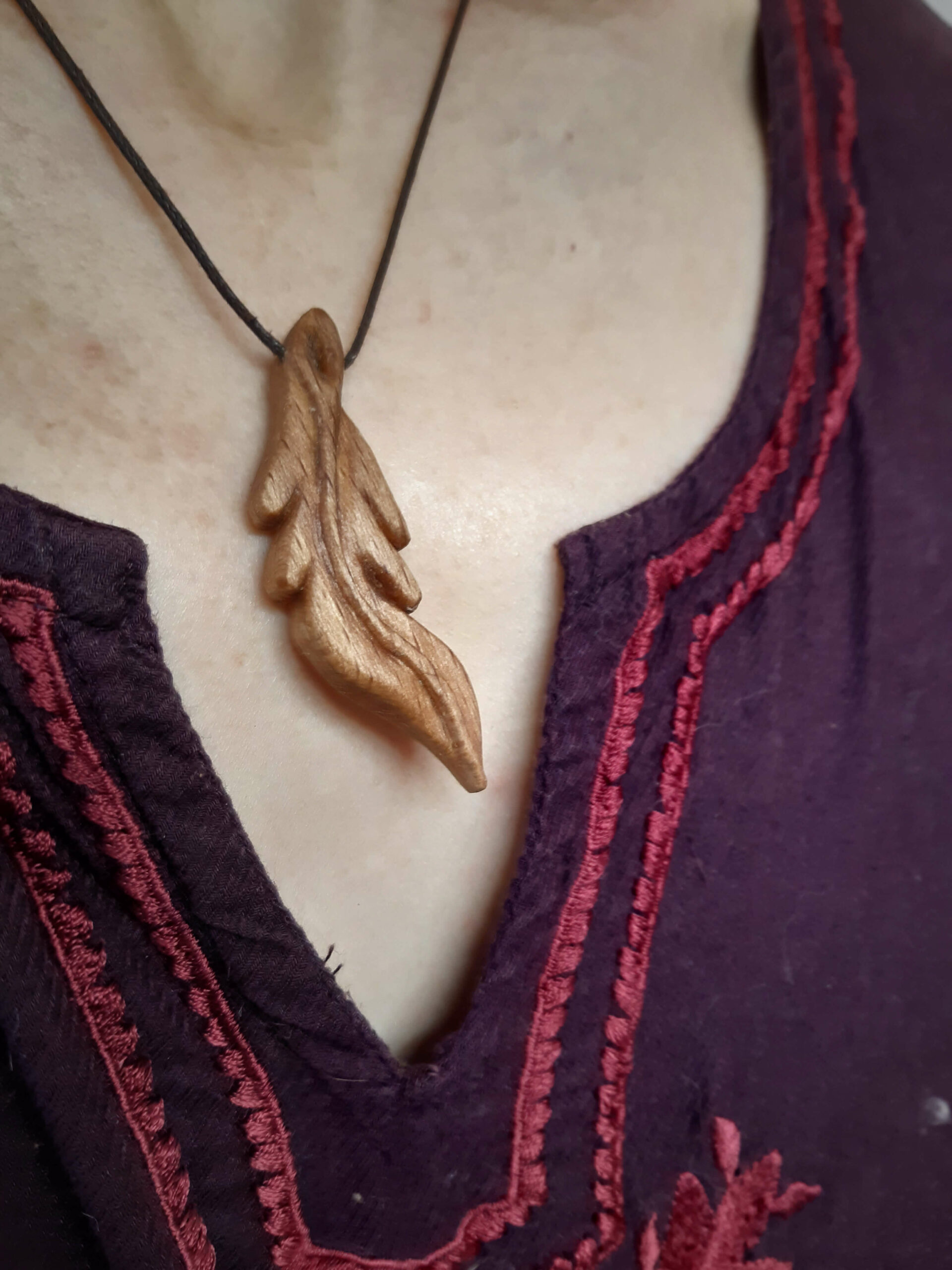 pendentif plume